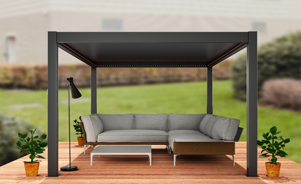Motorized pergola