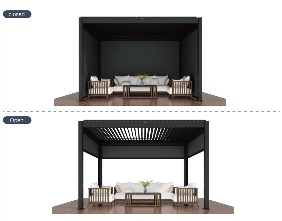 Standard Color Options Of Pergola