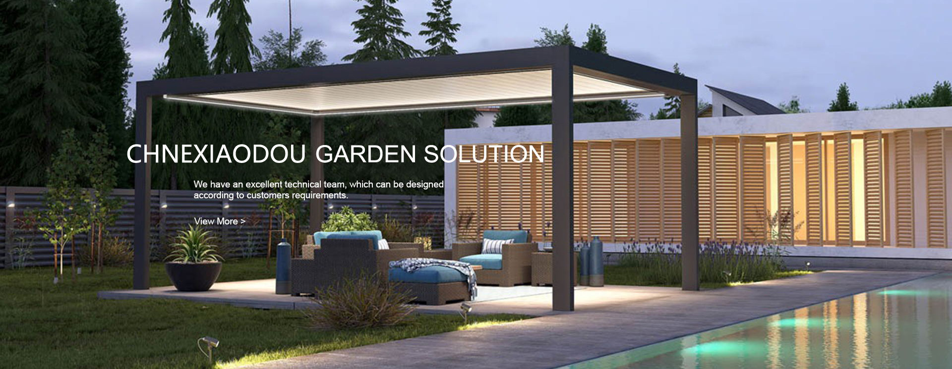 Aluminum Louver Pergola
