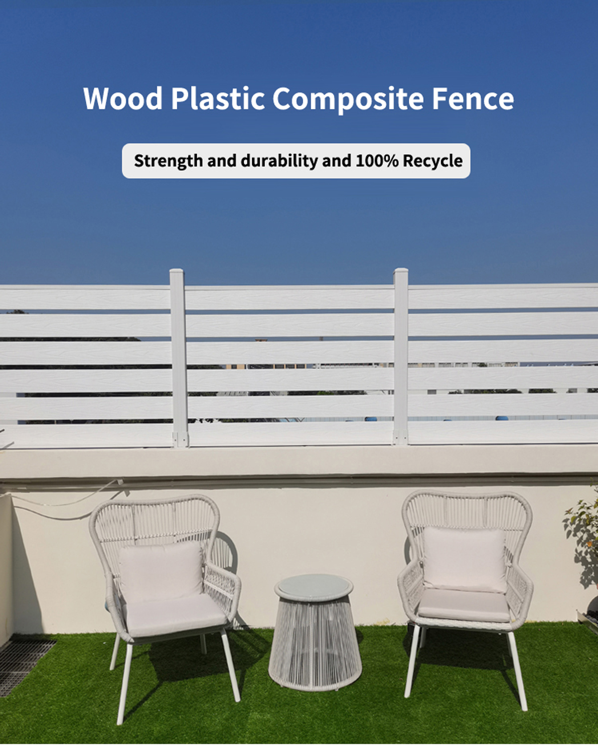 outdoor wpc fence