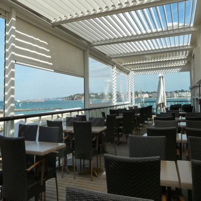 Motorised aluminium outdoor gazebo waterproof pergola covers systems