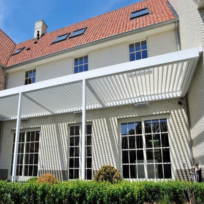 3x3 Freestanding aluminium louvered roof modern gazebo aluminium with adjustable louvers