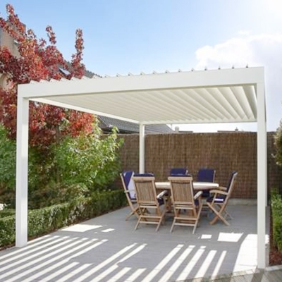 Modern automatic patio bioclimatique pergola covers aluminum