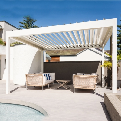 Outdoor living automatic terrace roof bioclimatique pergola gazebo covers
