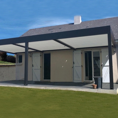 3x6 Sun Shade Remote Control Electric Aluminum Outdoor bioclimatica pergola roof system