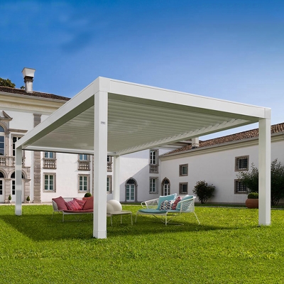 Hot Sale Custom Automatic Shutter Blade Roof Pergole Pergola