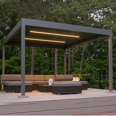 Trade assurance aluminium louvered roof  kits pergolas usadas