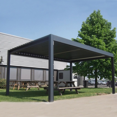   Motorized Waterproof Aluminum Pergola patio
