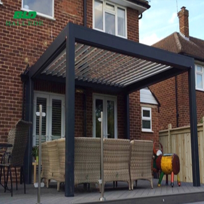 Outdoor patio roofing pavilion louvered garden pergola waterproof