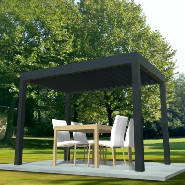 Wall Hanging Electric Shading Swimming Poor Louvered Roof Pergola Price