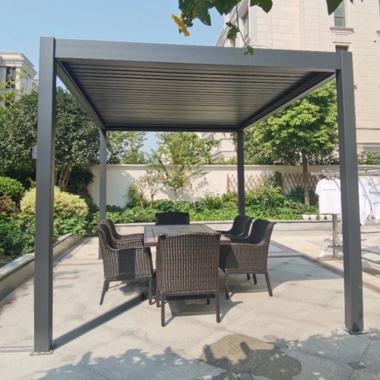 Waterproof Louvre Roof Pergola Bioclimatique Gazebo