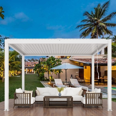 Hot Sales Manual Easy And Fast Setup Aluminum Arbor Pergolas