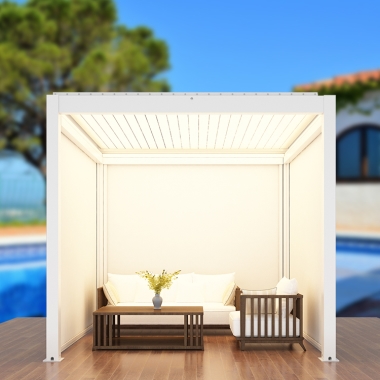 Aluminium Pergola Systems Motorized Aluminium Louver Roof Summerhouses