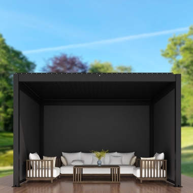 arches arbours pergolas bridges gazebos waterproof aluminium louver roof pergola opening roof system