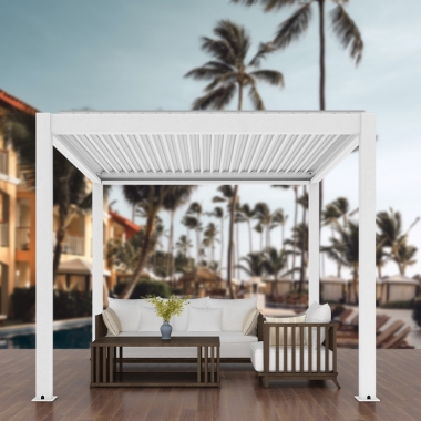 Aluminum Customized Motorized Garden Party Gazebo Garden BBQ Pavilion Perogla