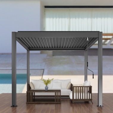 Waterproof Aluminium Bioclimatic Aluminium Pergola Pergula Pargola