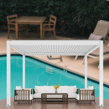 donguan pergola commercial motorized pergola canopy