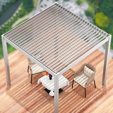 For Amazon Topwindow Waterproof Aluminum Patio Pergola Solaire