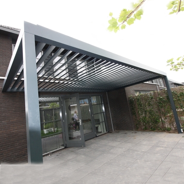 Outdoor Aluminum Bioclimatic Pergola bridge arches, arbours, pergolas