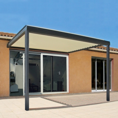 Bioclimatic Aluminium Pergola Outdoor Louvre Roof With Remote Control System