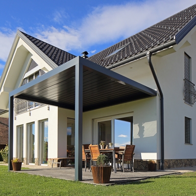 New design waterproof sunroom balcony aluminum terrace roof for pergola