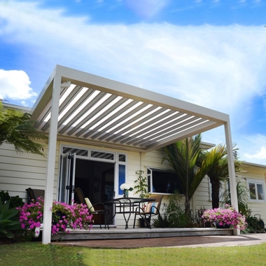 13 feet X 13 feet 4x4m Automatic Louver Swimming Pool Roof Waterproof Pergola