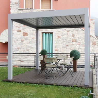 Outdoor Trend Opening Roof Aluminum Terrace Gazebo Aluminum Pergolas
