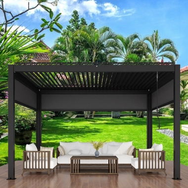 Modern Bioclimatica Manual 3x5m 3x4m Pergola Wholesale Price