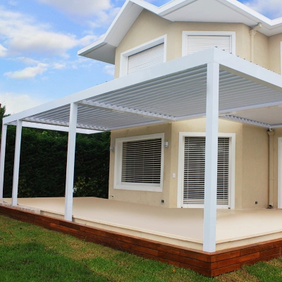 Recyclable resources durable blades outdoor blinds rain shades aluminum pergola