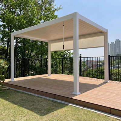 3x4m Free Standing Manual Pergola With Blinds