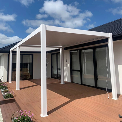 6x4m Manual Outdoor Modern Aluminium Louvered Pergola