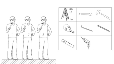 How to install the manual aluminum louvered pergola 3x3m 3x4m 4x4m