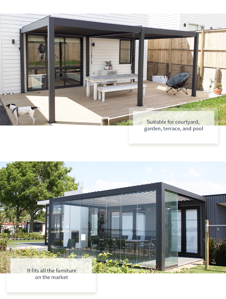 solar panel patio awning