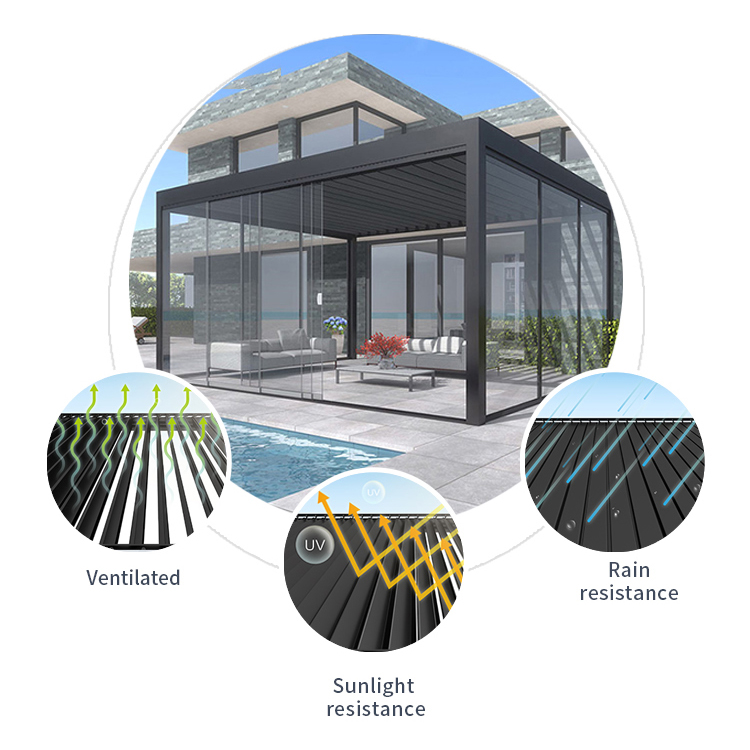 solar power pergola