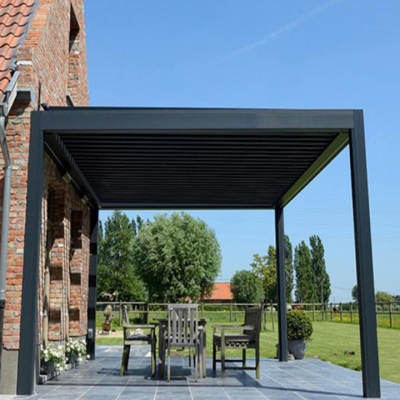 3 x 3, 3 x 4m patio roof rain protection outdoor bioclimatic pergola