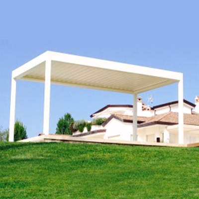 3*4m Luxury garden pergola aluminum patio gazebo outdoor roof deck