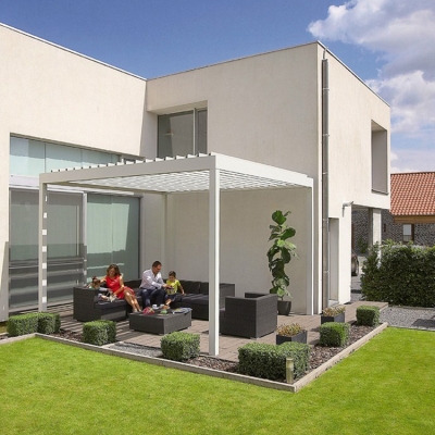 3x6 DIY Customized aluminium vergola wind proof gazebo canopy outdoor