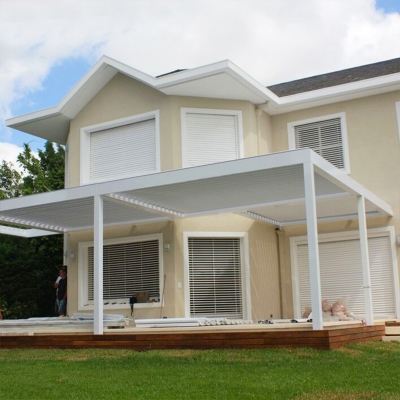 Customized bioclimatic motorized electric roof patio aluminum pergola louver 3x3