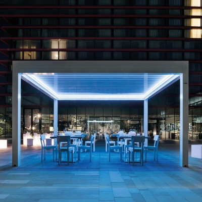 modern waterproof aluminum pergola gazebo louvers