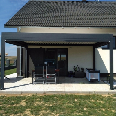 New arrival waterproof aluminum louver pergola gazebo outdoor