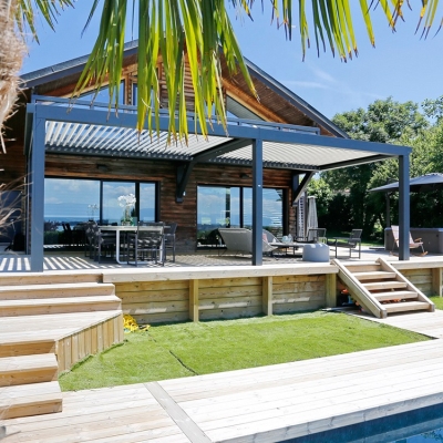 Cheap Price Aluminum Outdoor Retractable Bioclimatic Pergola Roof System