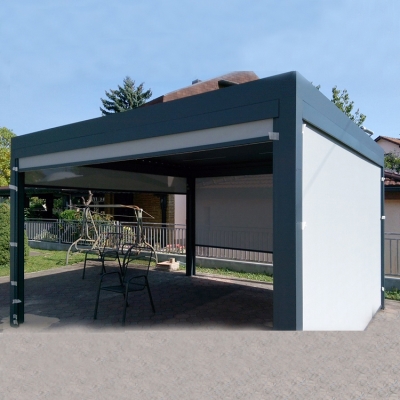 Waterproof Prefabricated Garden Aluminium Folding Patio Pergola