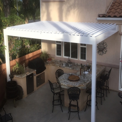 Custom aluminum frame veranda stand alone modern aluminum slats pergola turkey