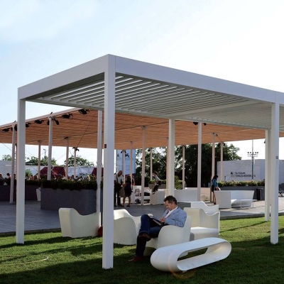 Aluminium patio cover sun shade electric roof gazebo pergola for outdoor living