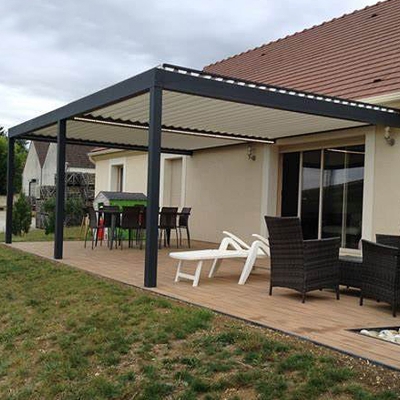 Sunshade automatic motorized aluminum patio cover outdoor pergola kits