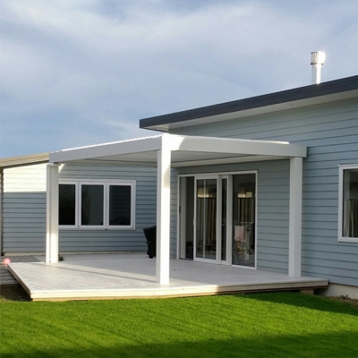 High quality aluminum sun louver roof remote window shutter canvas pergola parts