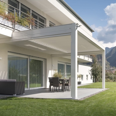 2018 Hot Sale Aluminum Motorized Rainproof Pergolas